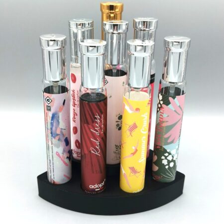 Support pour 8 parfums Adopt d'angle 30 ml - Couleurs au choix