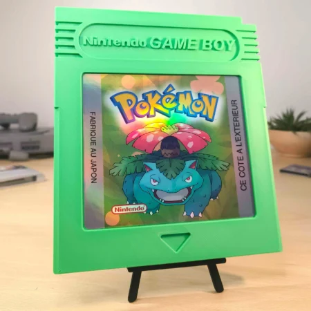 Cartouche Game Boy géante Florizarre - Décoration murale rétro gaming verte